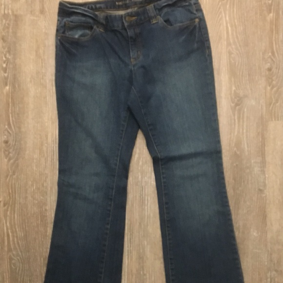 Michael Kors jeans 6 stretch bootcut MK back pocke - Picture 4 of 6